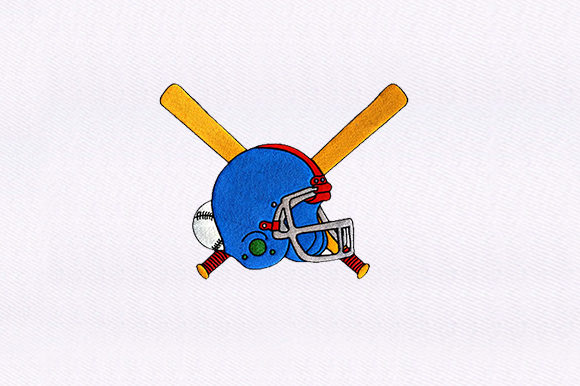 Baseball Sporting Embroidery