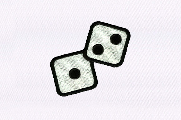 Dice: A Versatile Embroidery Design