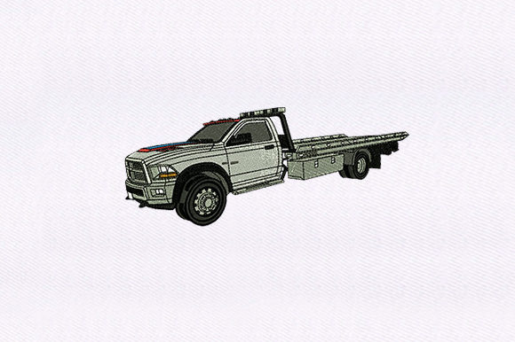 Great Pickup Truck Embroidery