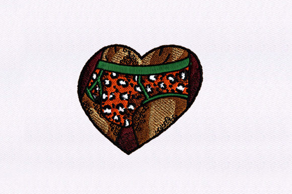 Man Underwear Embroidery Design