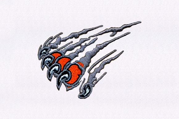 Monster Claw Embroidery Design