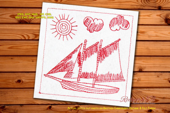 Schooner Sailing Ship Lineart